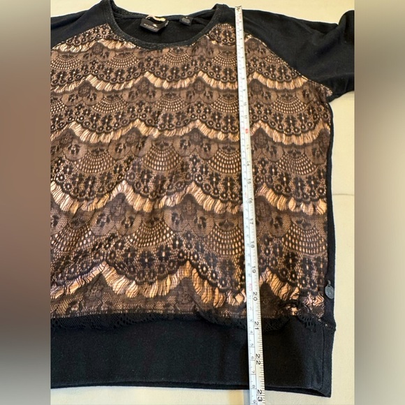 Scotch & Soda Lace Shimmery Sweatshirt (Size 1) - Picture 2 of 9